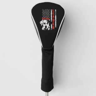 Catahoula Leopard Hond is vlag Natuurlijke leider  Golfheadcover