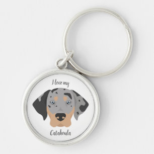 Catahoula Luipaard hond Sleutelhanger