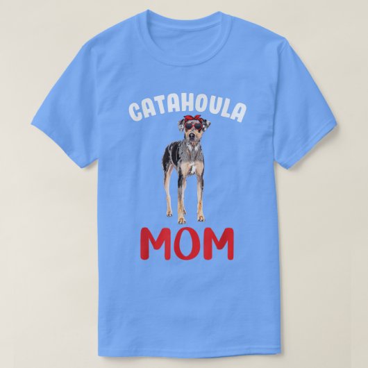 Catahoula mam Funny Catahoula Leopard Dog mam Moth T-shirt (Design voorkant)