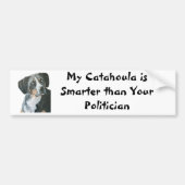 Catahoula vs Politicien Bumber Sticker (Voorkant)