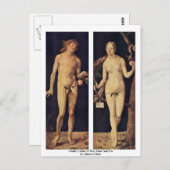 Català: L'Adam I L'Eva, Adam en Eva Briefkaart (Voorkant / Achterkant)