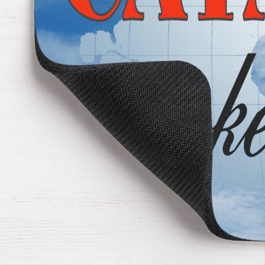 Catalaans gesproken hier troebele aarde muismat (Hoek)