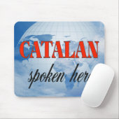 Catalaans gesproken hier troebele aarde muismat (Met muis)