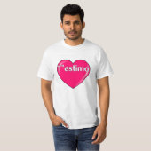 Catalaans - Ik hou van je T-shirt (Voorkant volledig)