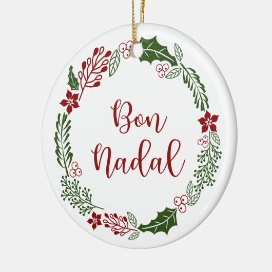 Catalaans kerstgeschut, Bon Nadal Keramisch Ornament (Links)