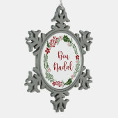 Catalaans kerstgeschut, Bon Nadal Tin Sneeuwvlok Ornament (Links)