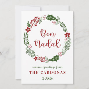 Catalaans Prettig Kerstfeest, Op maat gemaakt Feestdagenkaart