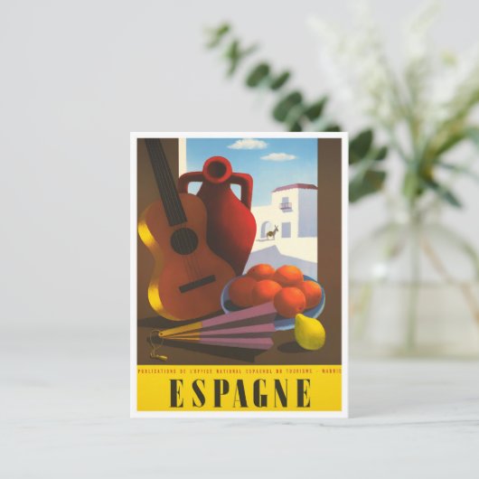 Catalaans reizen briefkaart (Staand voorkant)