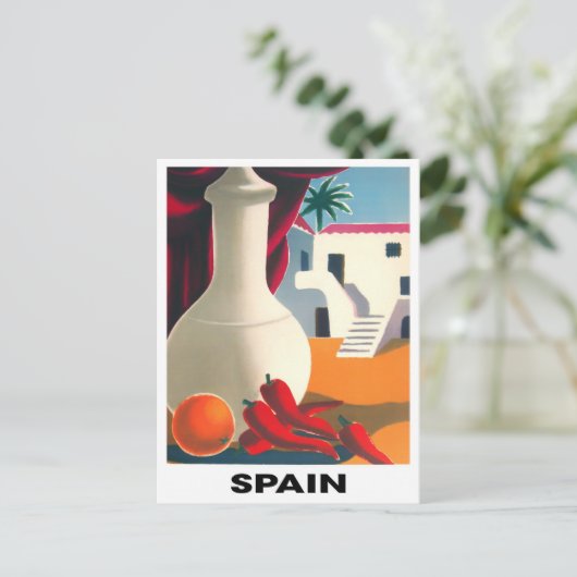 Catalaans reizen briefkaart (Staand voorkant)