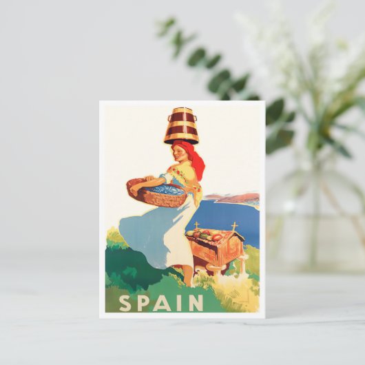 Catalaans reizen briefkaart (Staand voorkant)