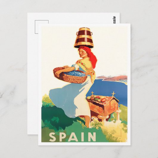 Catalaans reizen briefkaart (Voorkant / Achterkant)