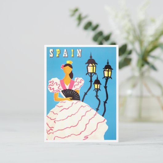 Catalaans reizen briefkaart (Staand voorkant)