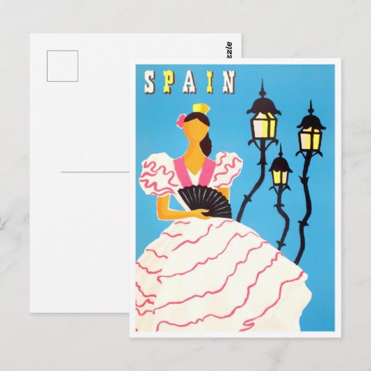 Catalaans reizen briefkaart (Voorkant / Achterkant)