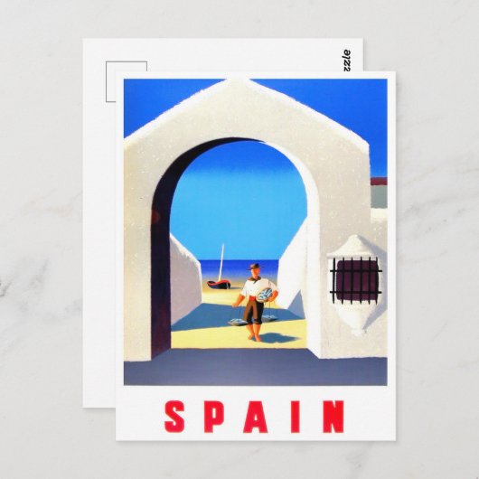 Catalaans reizen briefkaart (Voorkant / Achterkant)