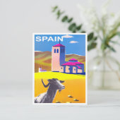 Catalaans reizen briefkaart (Staand voorkant)