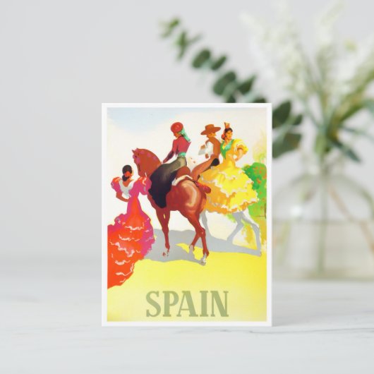 Catalaans reizen briefkaart (Staand voorkant)