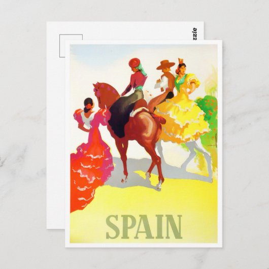 Catalaans reizen briefkaart (Voorkant / Achterkant)