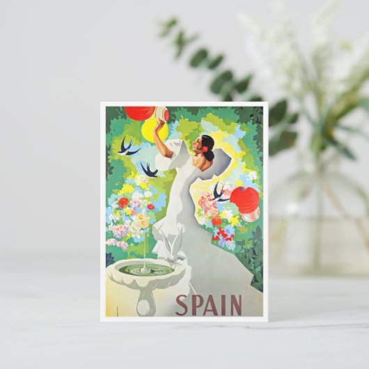 Catalaans reizen briefkaart (Staand voorkant)