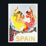 Catalaans reizen door Spanje Briefkaart<br><div class="desc">Briefkaart van het wijnjaar Flamenco</div>