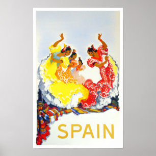 Catalaans reizen door Spanje Poster