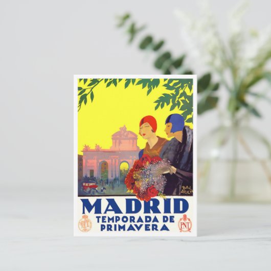 Catalaans reizen Madrid Spanje Briefkaart (Staand voorkant)