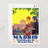 Catalaans reizen Madrid Spanje Briefkaart (Voorkant / Achterkant)