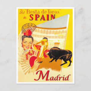 Catalaans reizen Madrid Spanje Briefkaart