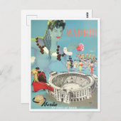 Catalaans reizen Madrid Spanje Briefkaart (Voorkant / Achterkant)