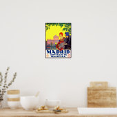 Catalaans reizen Madrid Spanje Poster (Keuken)