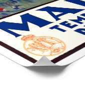 Catalaans reizen Madrid Spanje Poster (Hoek)