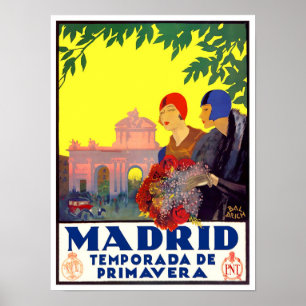 Catalaans reizen Madrid Spanje Poster