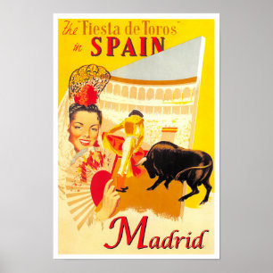 Catalaans reizen Madrid Spanje Poster