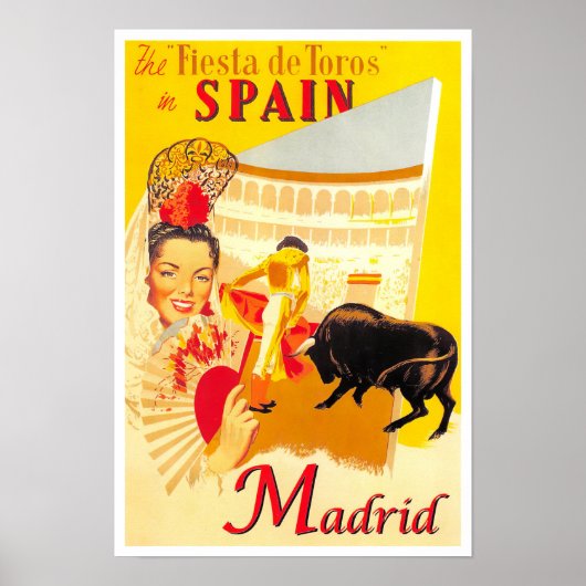 Catalaans reizen Madrid Spanje Poster (Voorkant)