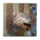 Catalaans wapen - Gaudi Mosaic Tile Tegeltje (Voorkant)