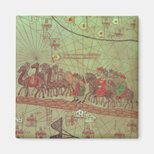 Catalaanse atlas, met details magneet (Voorkant)