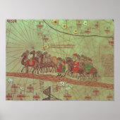 Catalaanse atlas, met details poster (Voorkant)