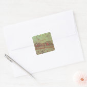 Catalaanse atlas, met details vierkante sticker (Envelop)