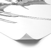 Catalaanse boomvliezen met zaaddoekjes poster (Hoek)