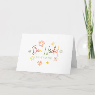 Catalaanse kerst en nieuwjaar kaart
