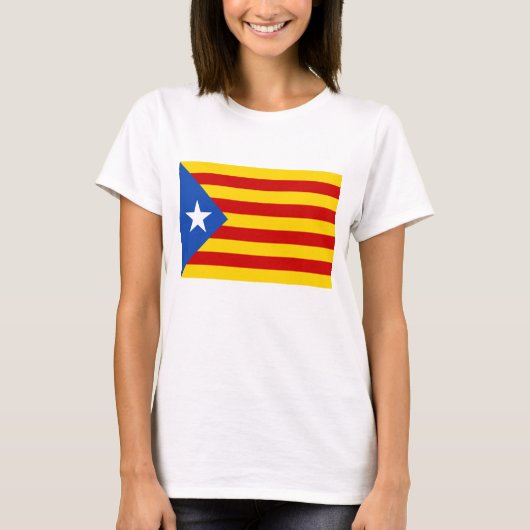 Catalaanse onafhankelijkheid "L'Estelada Blava" T-shirt (Voorkant)