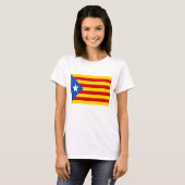 Catalaanse onafhankelijkheid "L'Estelada Blava" T-shirt (Voorkant volledig)