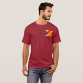 Catalaanse Onafhankelijkheidskleding T-shirt (Voorkant volledig)