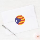 Catalaanse Onafhankelijkheidssticker Ronde Sticker (Envelop)