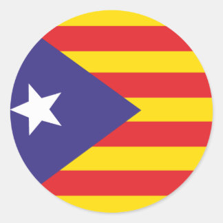 Catalaanse Onafhankelijkheidssticker Ronde Sticker