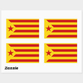 Catalaanse Socialist Estelada Flag Sticker (Vel)