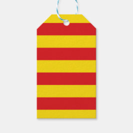 Catalaanse vlag cadeaulabel