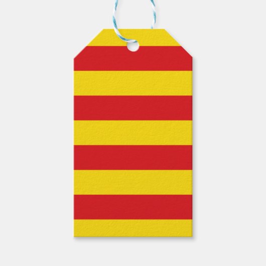 Catalaanse vlag cadeaulabel (Voorkant)
