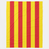 Catalaanse vlag (Catalonië) Fleece Deken (Voorkant)