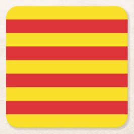 Catalaanse vlag (Catalonië) Kartonnen Onderzetters