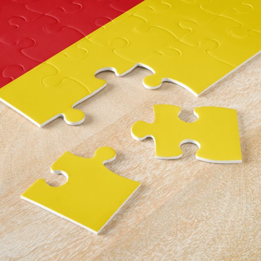 Catalaanse vlag (Catalonië) Legpuzzel (Zijkant)
